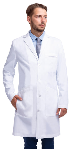 DR16 Men's Lab Coat - Professional Lab Coat For Men - Dr. James