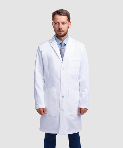 DR16 Men's Lab Coat - Professional Lab Coat For Men - Dr. James