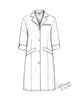 DR7 Ladies Lab Coat