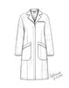 DR3 100% Cotton Ladies Lab Coat