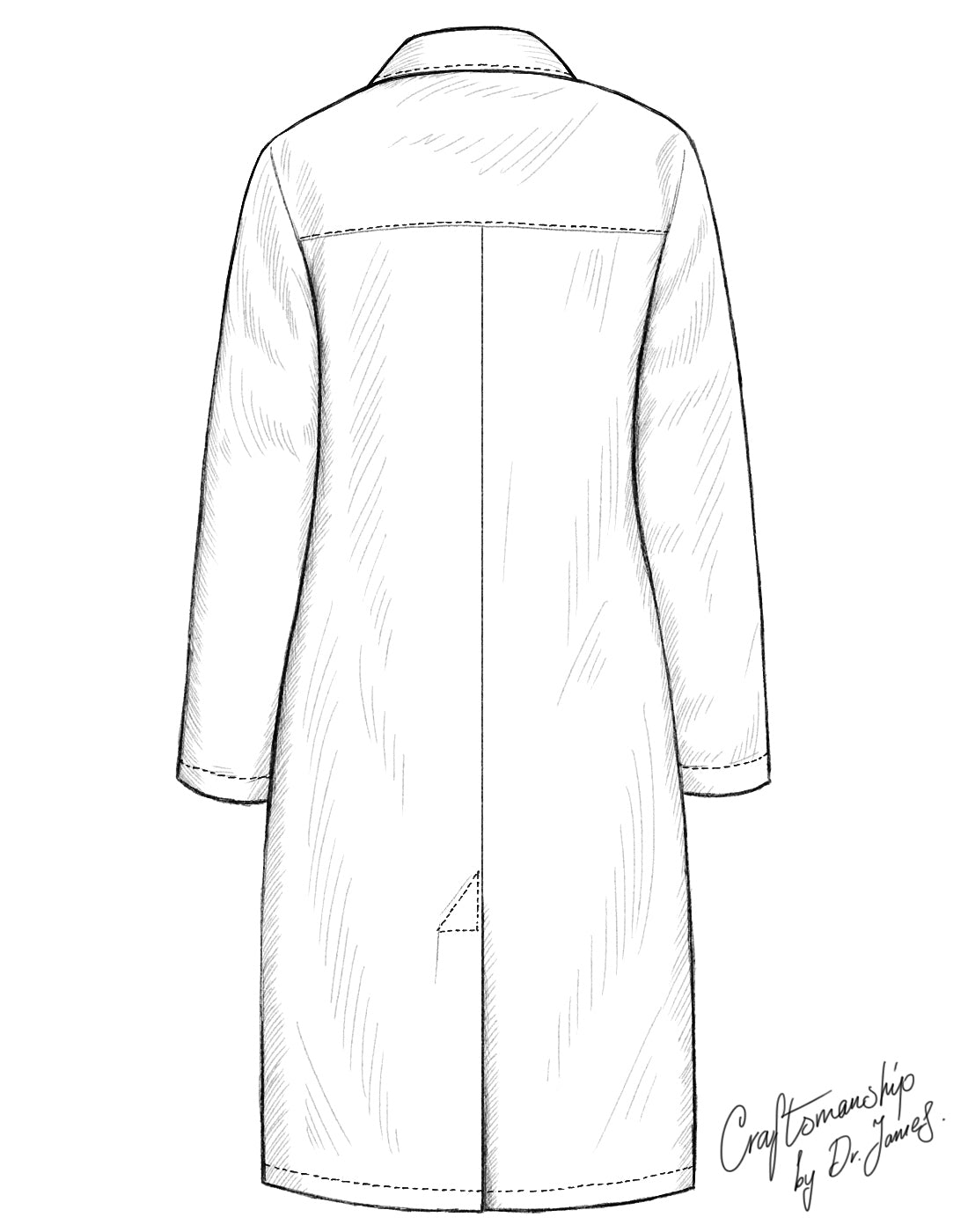 DR1 Ladies Lab Coat - Lab Coats For Women - Dr. James